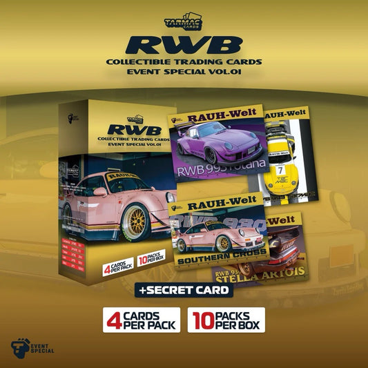 Tarmac Cards Event Special Pack - RWB Vol.01  - Single Pack (4 cards per pack, no model car included)