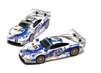 Sparky 1:64 Porsche 911 GT1 24h Le Mans 1996 #25 & #26 2 Cars Set