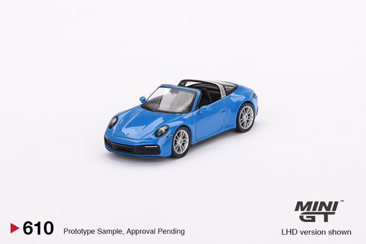 Mini GT- 1:64 Porsche 911 Targa 4S Shark Blue LHD (MGT00610-CH)