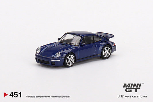 Mini GT- 1/64 RUF CTR Anniversary Dark Blue LHD (MGT00451-L)