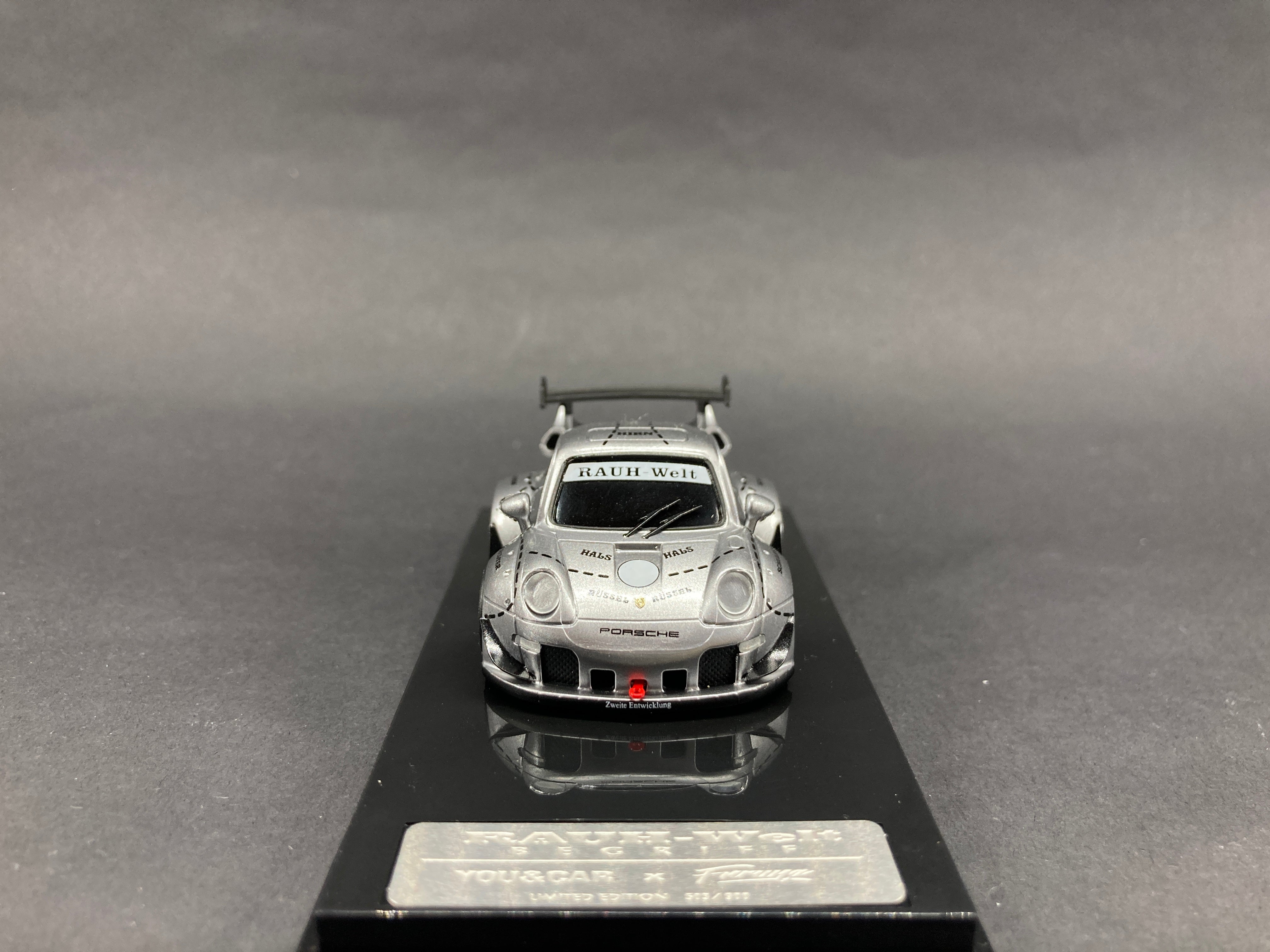 YOU&CAR x Furuya 1/64 Porsche Carrera 911 993 RWB Silver Pig Q-Car